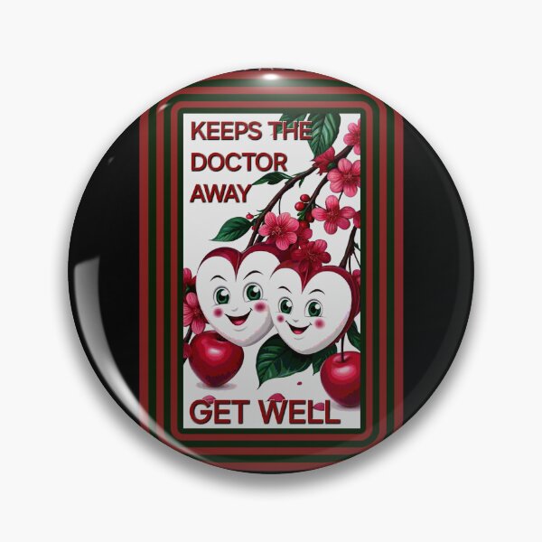 Item preview, AN APPLE A DAY KEEPS THE DOCTOR AWAY - GET WELL designed and sold by dontcryimhere.