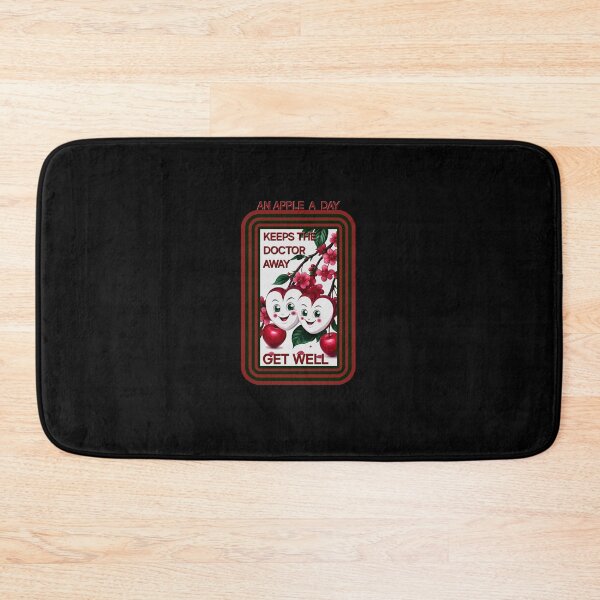 Item preview, AN APPLE A DAY KEEPS THE DOCTOR AWAY - GET WELL designed and sold by dontcryimhere.