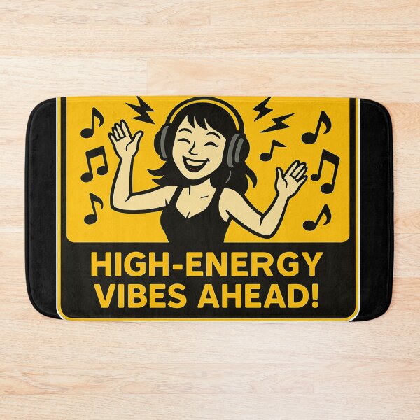 Item preview, Warning: High-energy vibes ahead!  designed and sold by Gnfree.