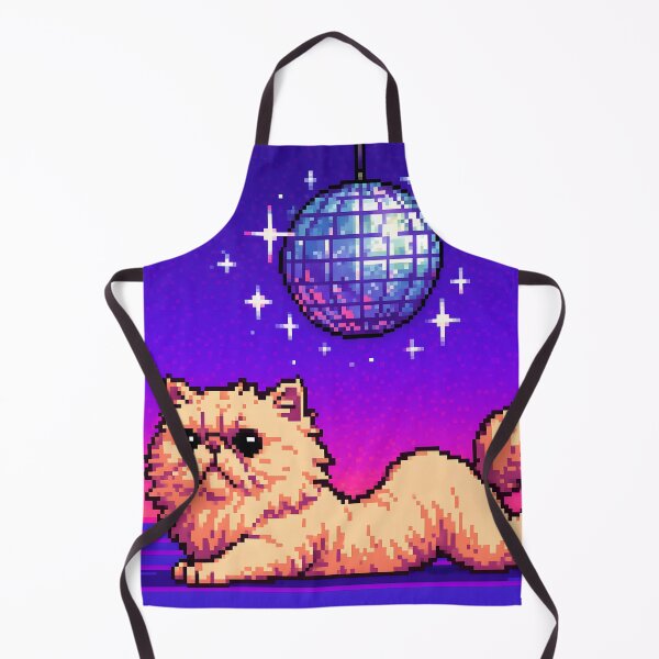 Item preview, Fluffy Cat Under Disco Ball designed and sold by SassyArtistry.