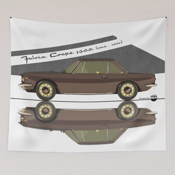 Item preview, Fulvia Coupé 1300 - 1965 -1974 - (Marrone Parioli) – Rally Roots in Style designed and sold by Azaziel.