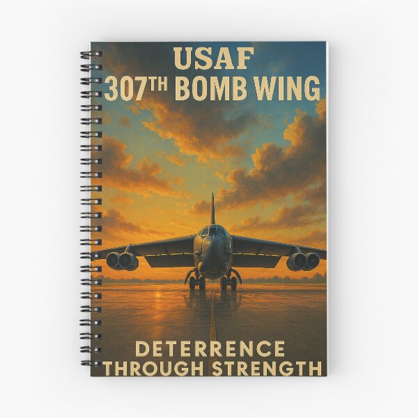 Item preview, USAF 307th Bomb Wing Deterrence Through Strength designed and sold by Skyframe Aviation.