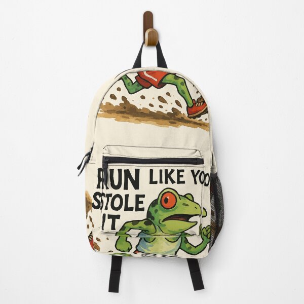 Item preview, Frog runner sportsman and funny motivation quote designed and sold by Painted Planet.