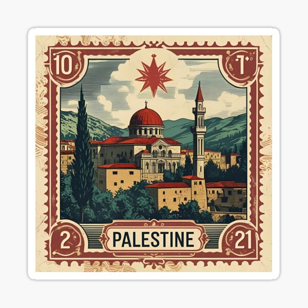 Item preview, Palestine- The Post Stamp  designed and sold by TheReemEdit.