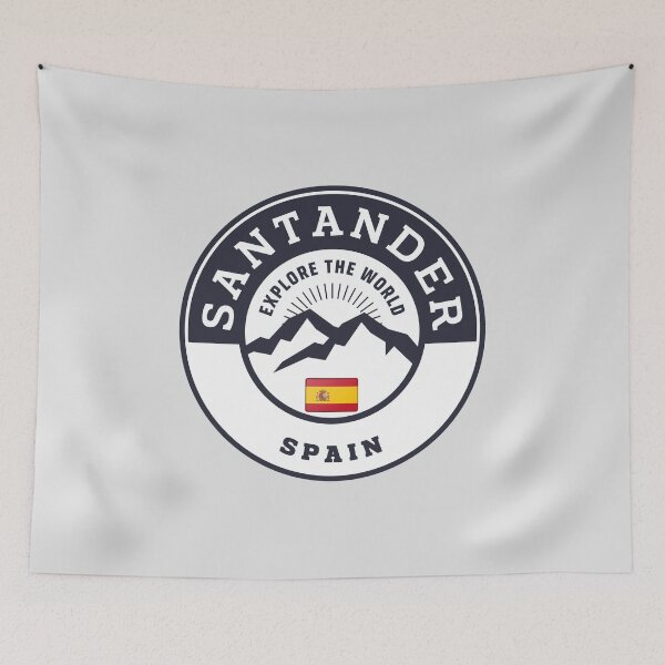 Item preview, Santander Spain Black and White Crest designed and sold by World Designs.