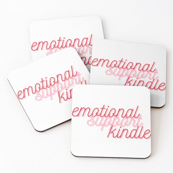 Item preview, emotional support kindle text designed and sold by libbymercer.