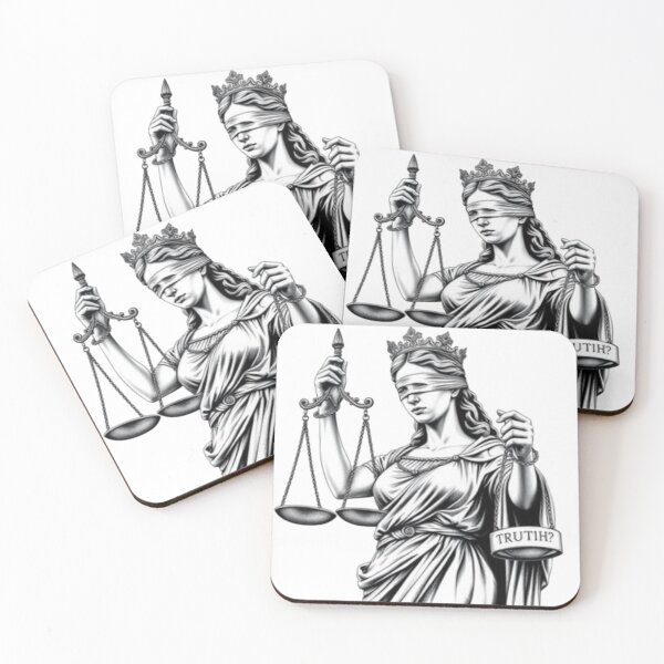Item preview, Lady Justice Questioning Truth and Blindness designed and sold by Iuqiune.