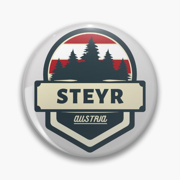 Item preview, Steyr Austria Retro Vintage Badge designed and sold by World Designs.