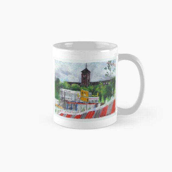 Item preview, Potsdam, view over the construction fence to Brauhausberg and Plattner's MINSK Museum designed and sold by WITZELS.