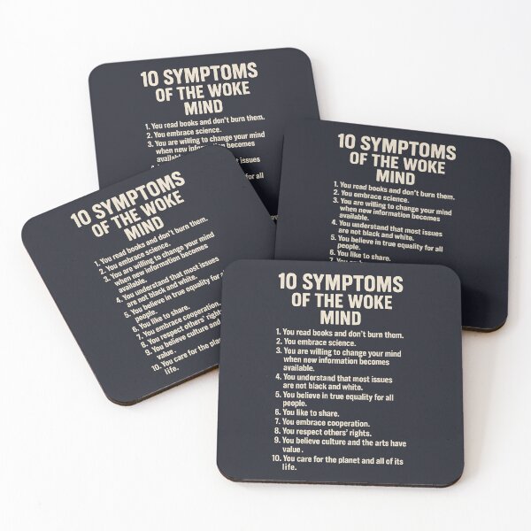 Item preview, 10 Symptoms Of The Woke Mind  designed and sold by HowToCanadian.