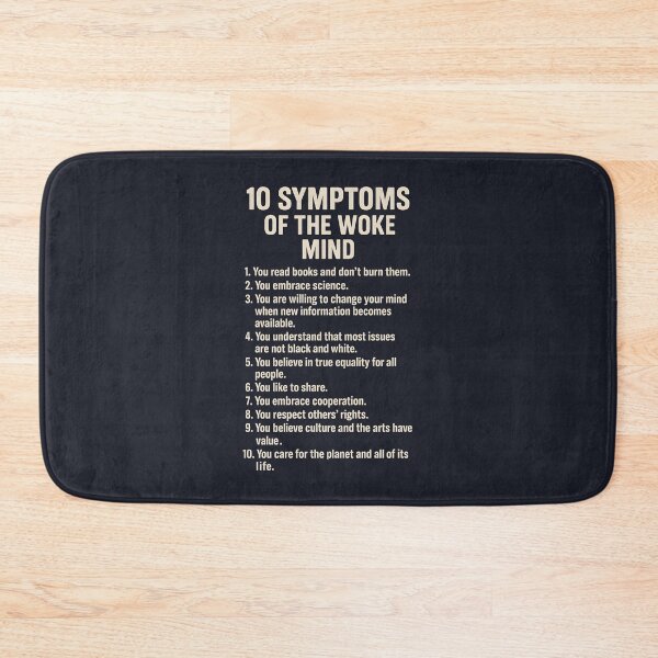 Item preview, 10 Symptoms Of The Woke Mind  designed and sold by HowToCanadian.