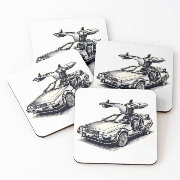 Item preview, Illustration Delorean dmc-12 designed and sold by Artillenium.