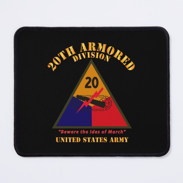 Item preview, Army - SSI - 20th Armored Division - Beware the Ides of March - US Army X 300 designed and sold by Military Insignia Products.