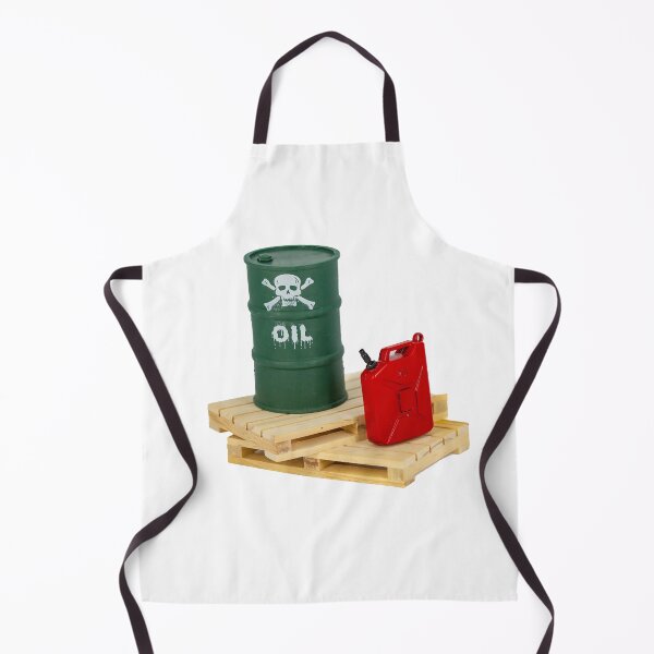 Item preview, Oil barrel and red oil can on white background designed and sold by urzga.