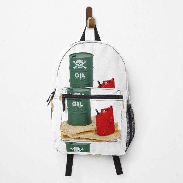 Item preview, Oil barrel and red oil can on white background designed and sold by urzga.