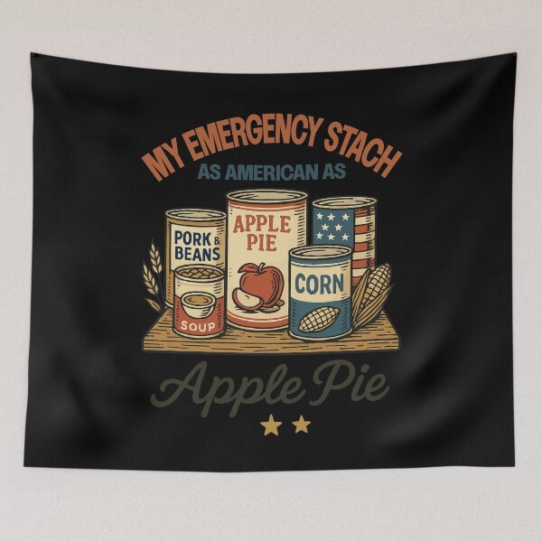 Item preview, My Emergency Stash As American As Apple Pie designed and sold by LuminOrb.