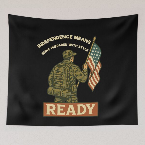 Item preview, Independence Means Being Prepared With Style Ready designed and sold by LuminOrb.