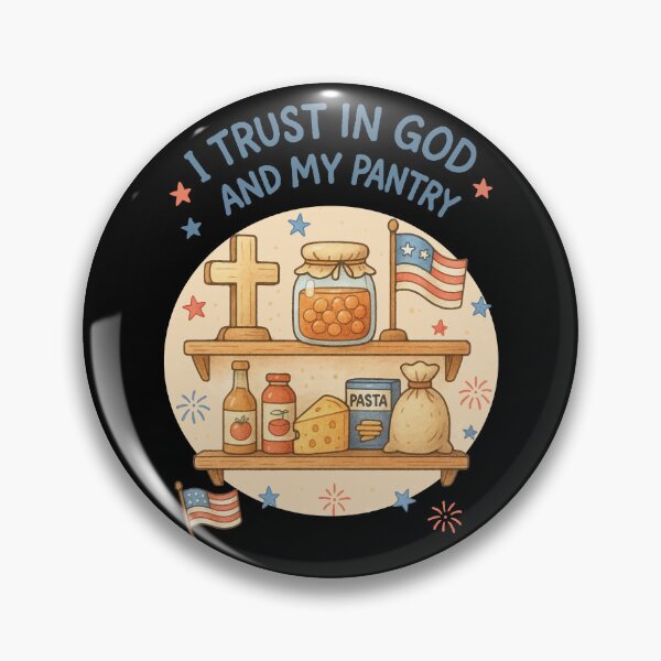 Item preview, I Trust In God And My Pantry Funny Prepper designed and sold by LuminOrb.