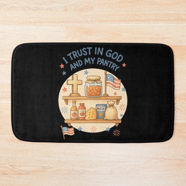 Item preview, I Trust In God And My Pantry Funny Prepper designed and sold by LuminOrb.