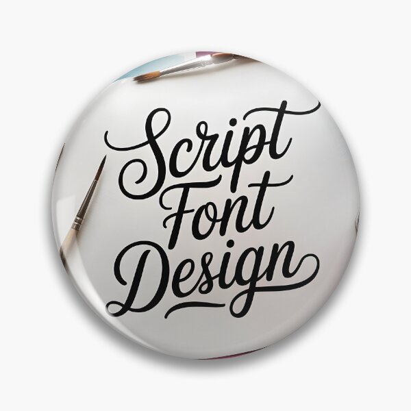 Item preview, Watercolor Hand Lettering Art – Script Font with Paintbrushes and Ink Flat Lay designed and sold by piak-store.