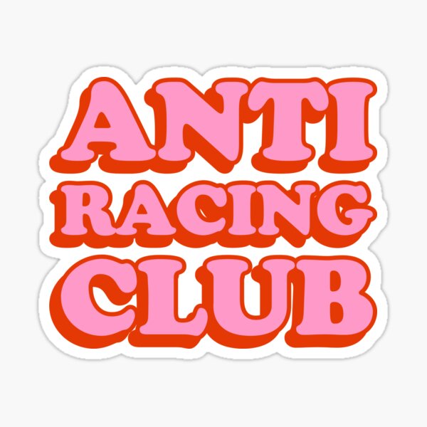 Item preview, Anti-Rennsport-Club (großes Logo) designed and sold by sophiailiana.