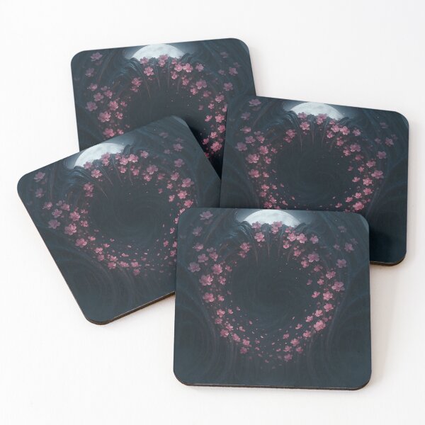 Item preview, Cherry Blossom Portal Under Moonlight designed and sold by SassyArtistry.