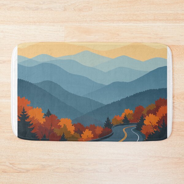 Item preview, Blue Ridge Parkway – A Journey Through Rolling Hills designed and sold by pixelated_echoes.