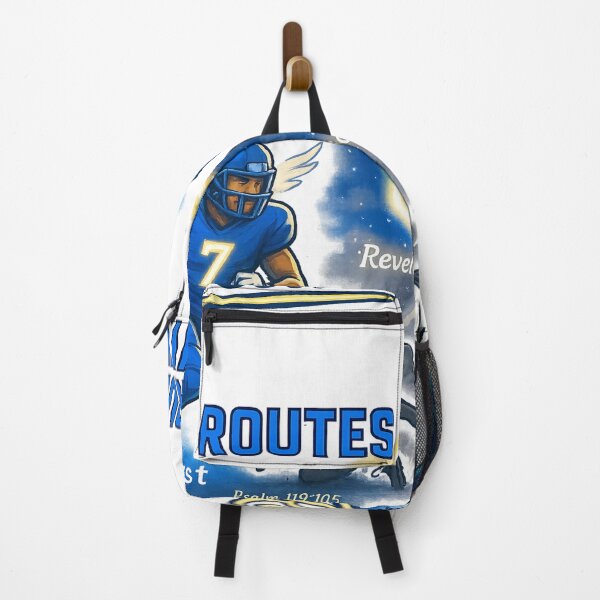 Item preview, Scripture Sports Gear Bag – “I Run Routes with Revelation” | Christian Athlete Duffle Bag for Faith-Fueled Training designed and sold by FaithDripStudio.