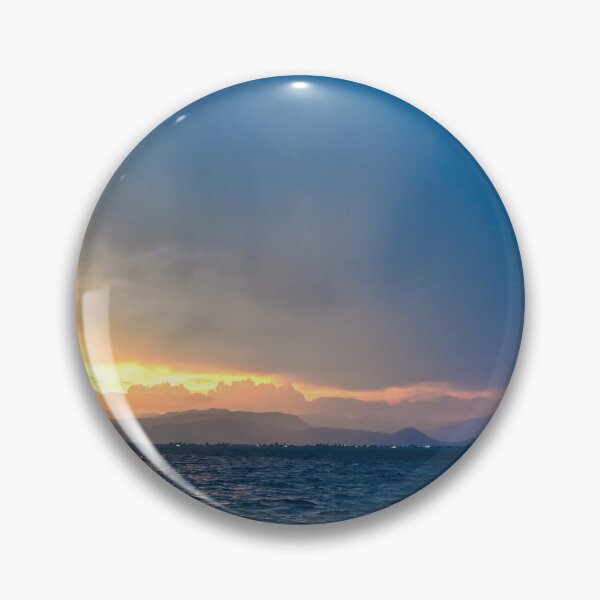 Item preview, Dramatic sky sunset over the castle Bourtzi in Nafplio, Greece designed and sold by goceris.