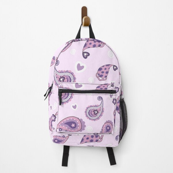 Item preview, Lavender Paisley Design with Hearts and Swirls Purple designed and sold by Crispifly.