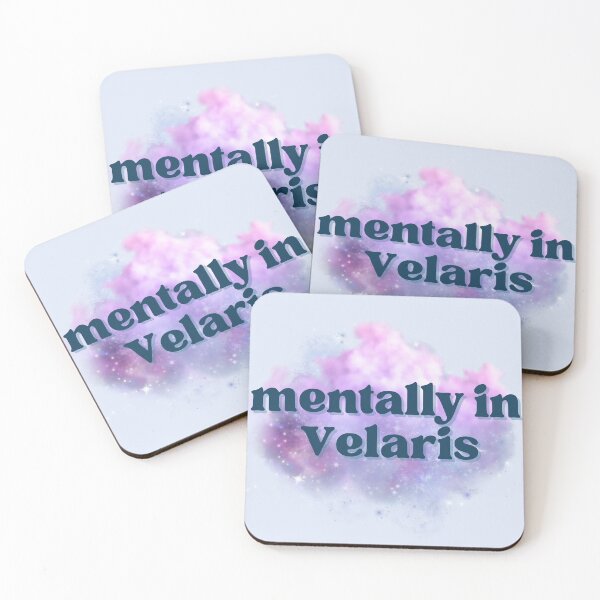 Item preview, mentally in velaris galaxy sticker designed and sold by libbymercer.
