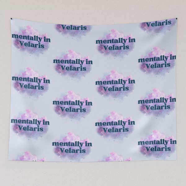 Item preview, mentally in velaris galaxy sticker designed and sold by libbymercer.