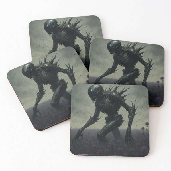 Item preview,  Alien Creature in Flower Field at Dusk designed and sold by SassyArtistry.