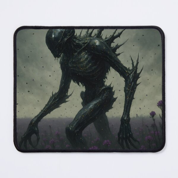 Item preview,  Alien Creature in Flower Field at Dusk designed and sold by SassyArtistry.