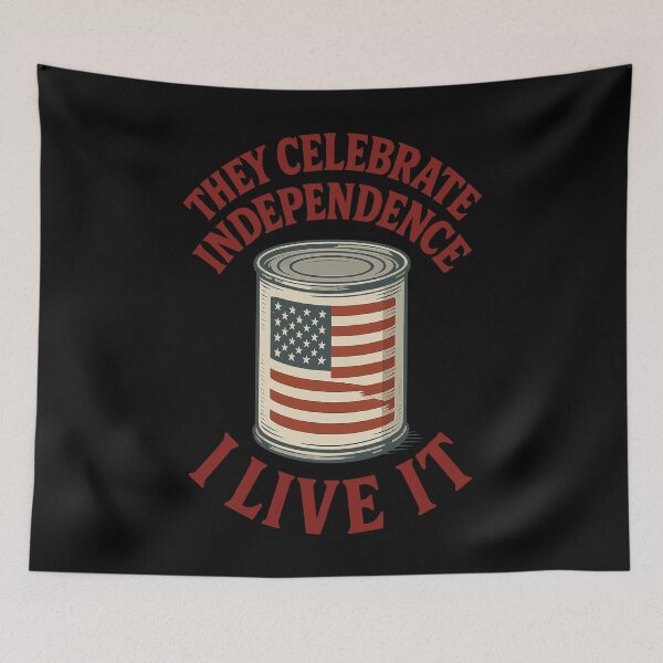 Item preview, They Celebrate Independence I Live It Prepper designed and sold by LuminOrb.