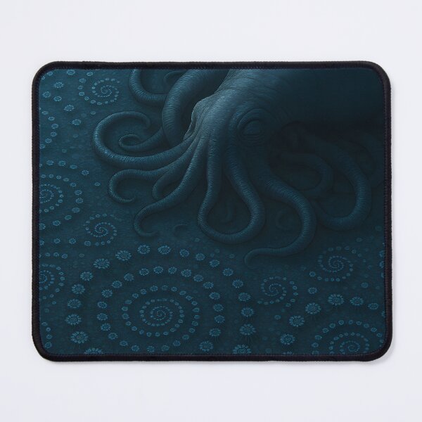 Item preview,  Alien Octopus on Patterned Ocean Floor designed and sold by SassyArtistry.