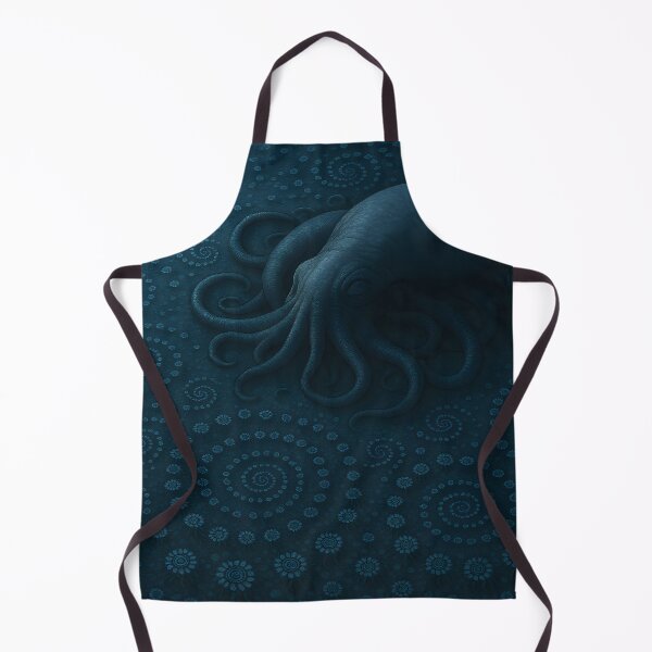 Item preview, Alien Octopus on Patterned Ocean Floor designed and sold by SassyArtistry.