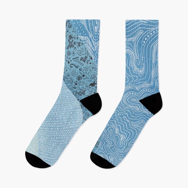 Item preview, Doodles on Blue designed and sold by cat-a-pilla.