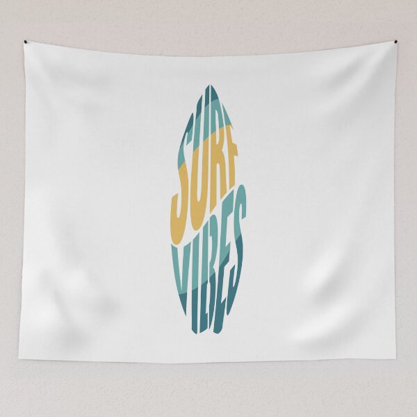 Item preview, Surf Vibes - Stylized Typographic Art designed and sold by AFernandesDSG.