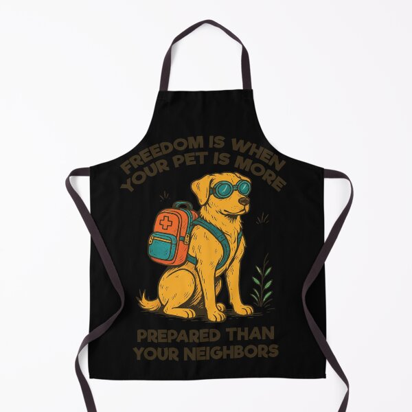 Item preview, Freedom Prepared Pet Neighbors Funny Survival designed and sold by LuminOrb.