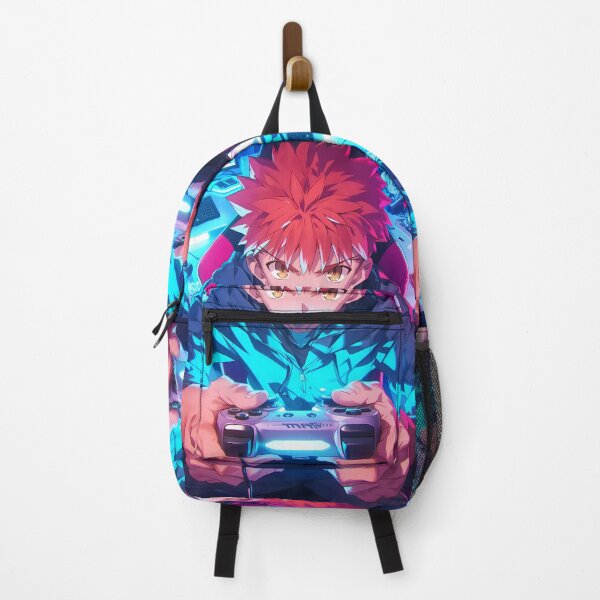 Item preview,  Shirou Emiya Fate Stay Night Neon Gamer Mood Intense Anime designed and sold by Diezmofari.