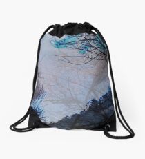 Stacked Trees Drawstring Bag