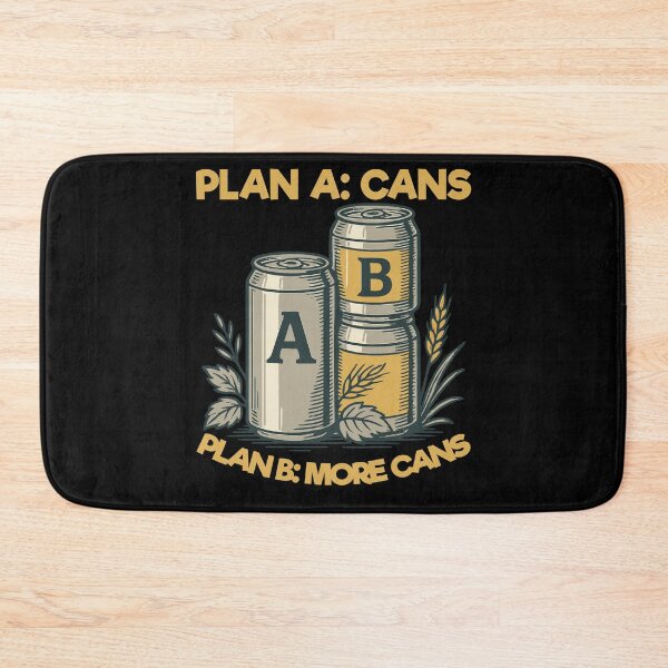 Item preview, Plan for More Cans for Survival funny prepper designed and sold by LuminOrb.