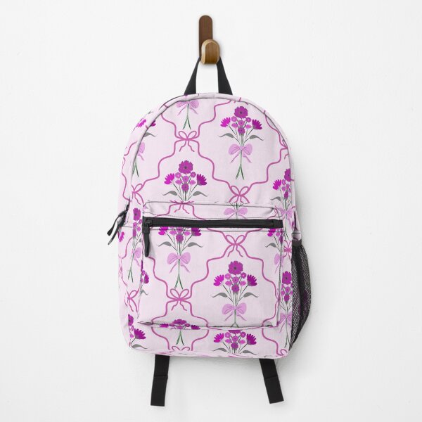 Item preview, Pink purple flowers branches on pink bakground designed and sold by Nonnipa.
