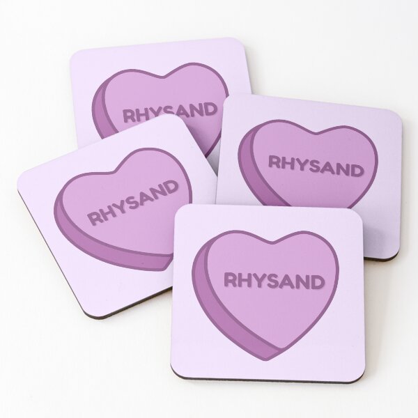 Item preview, rhysand acotar love heart sticker designed and sold by libbymercer.