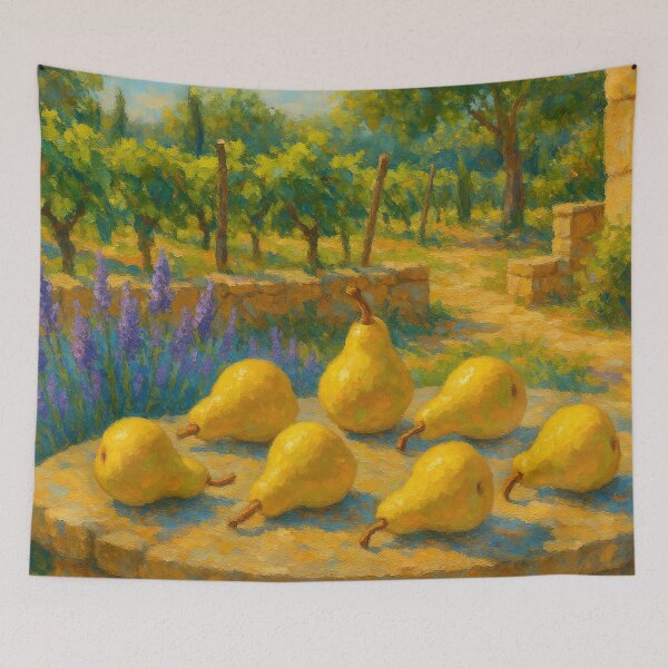 Item preview, Southern French garden with pears designed and sold by Sigtrix.