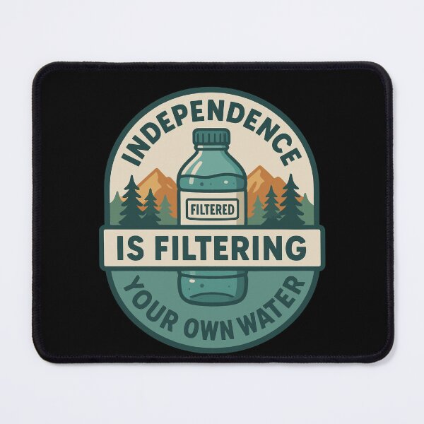 Item preview, Independence Is Filtering Your Own Water Survival designed and sold by LuminOrb.