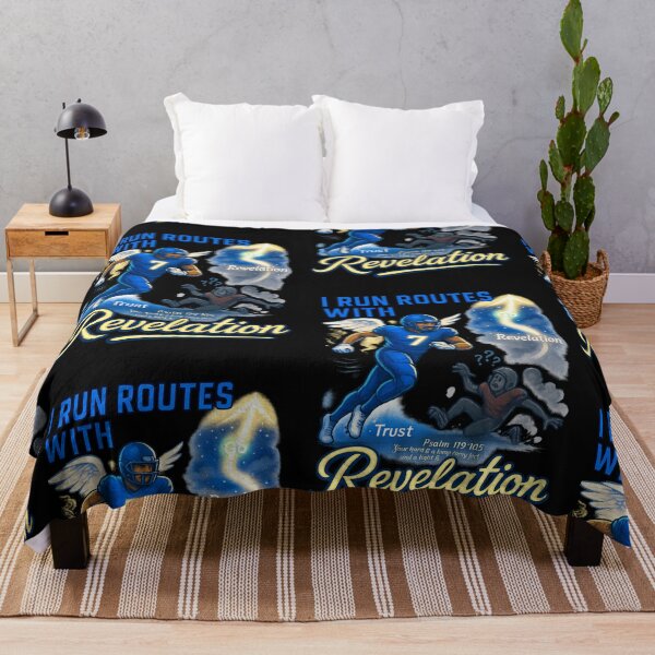 Item preview, Scripture Sports Collection – “I Run Routes with Revelation” | Christian Apparel, Phone Cases & Duvet Covers designed and sold by FaithDripStudio.