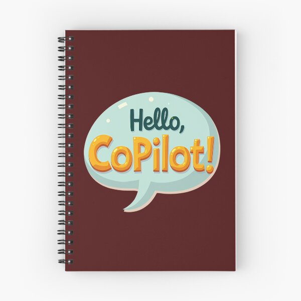 Item preview, Hello CoPilot Microsoft AI Tech Speech Bubble designed and sold by Ajay Creative Studio.