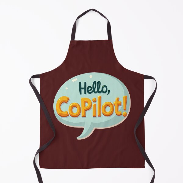 Item preview, Hello CoPilot Microsoft AI Tech Speech Bubble designed and sold by Ajay Creative Studio.